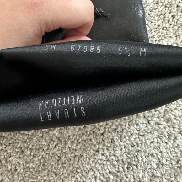 Stuart Weitzman Leather Highland Boots - Picture 3 of 5
